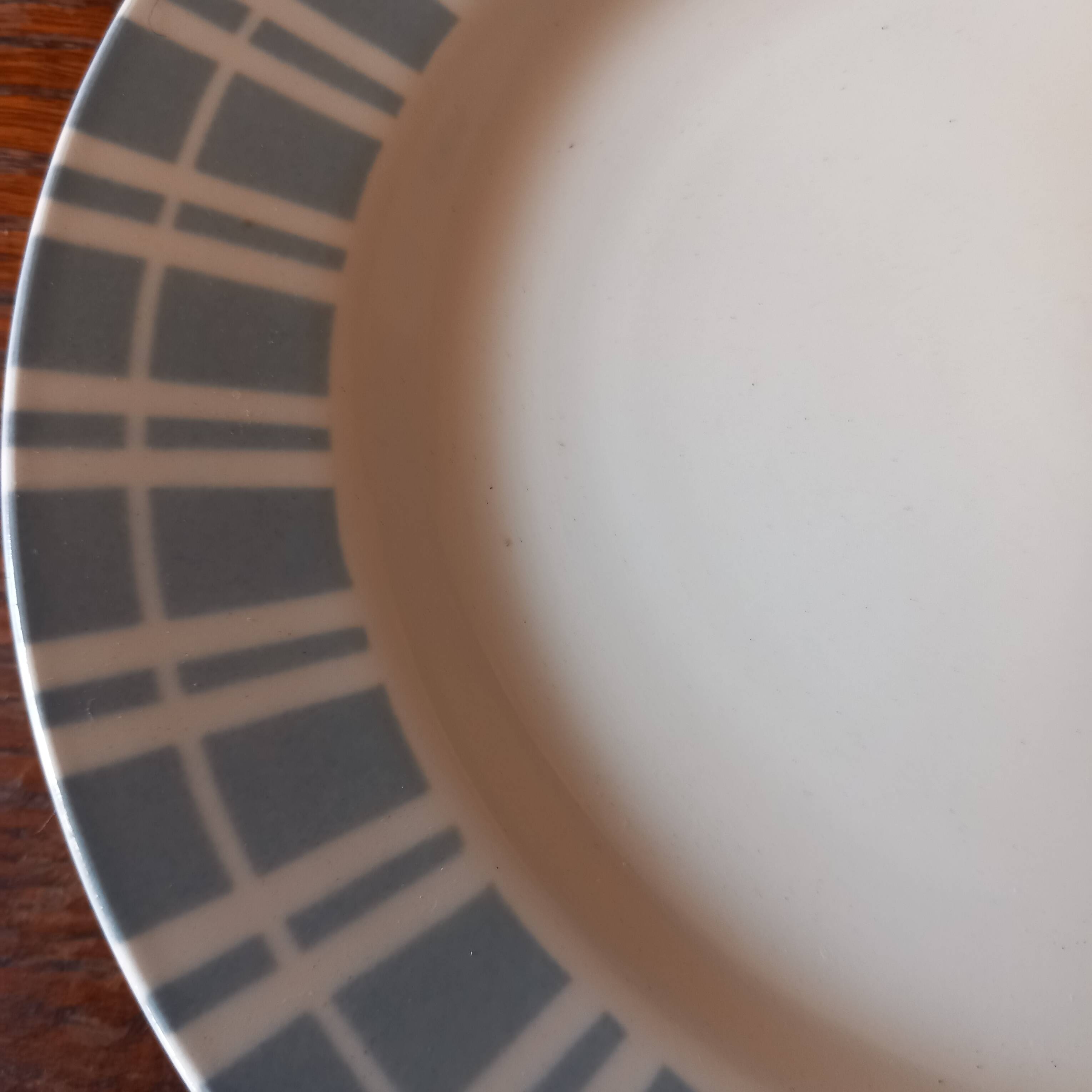 Set of 6 Digoin dessert plates