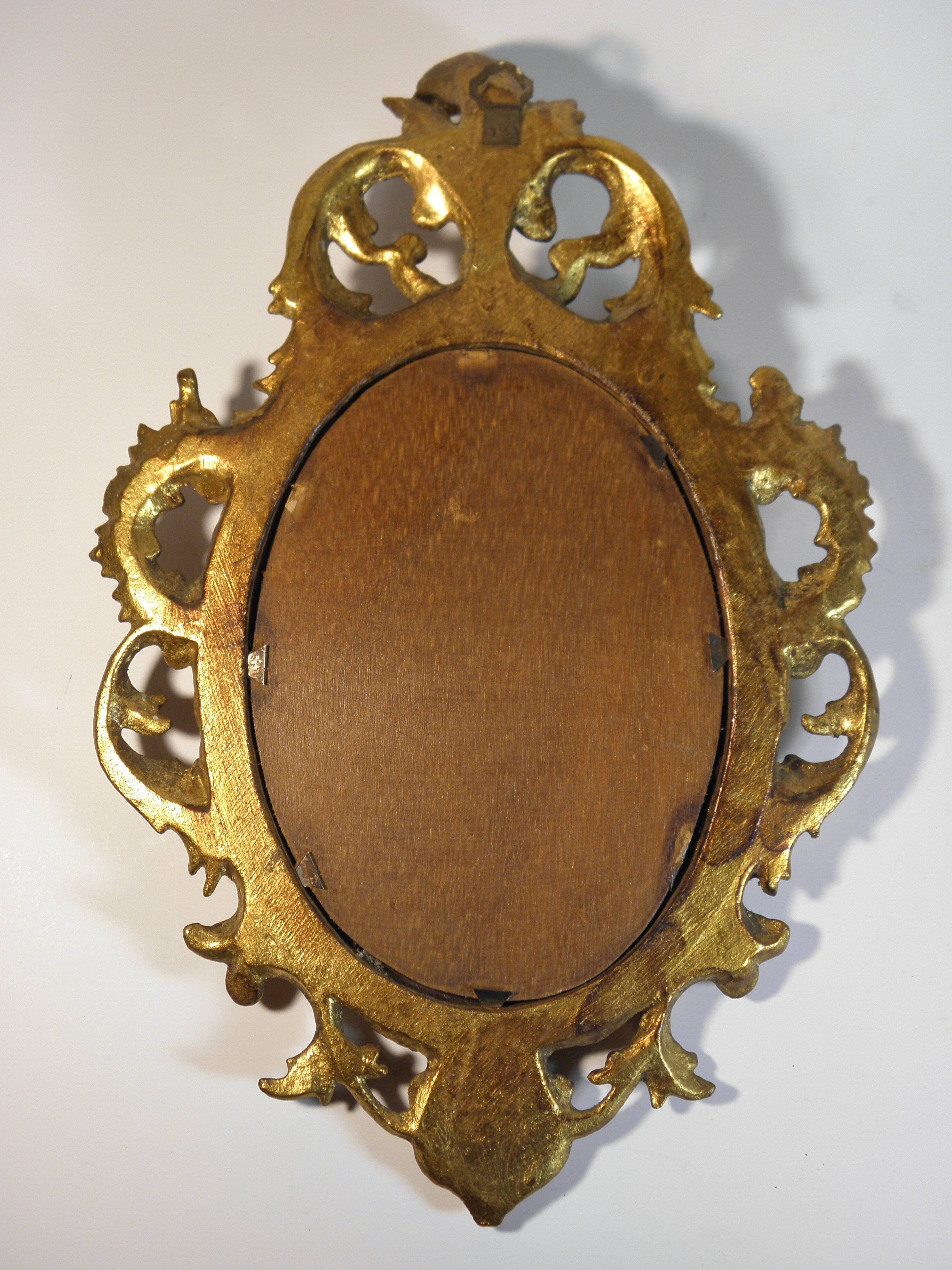 Baroque mirror 34 x 22