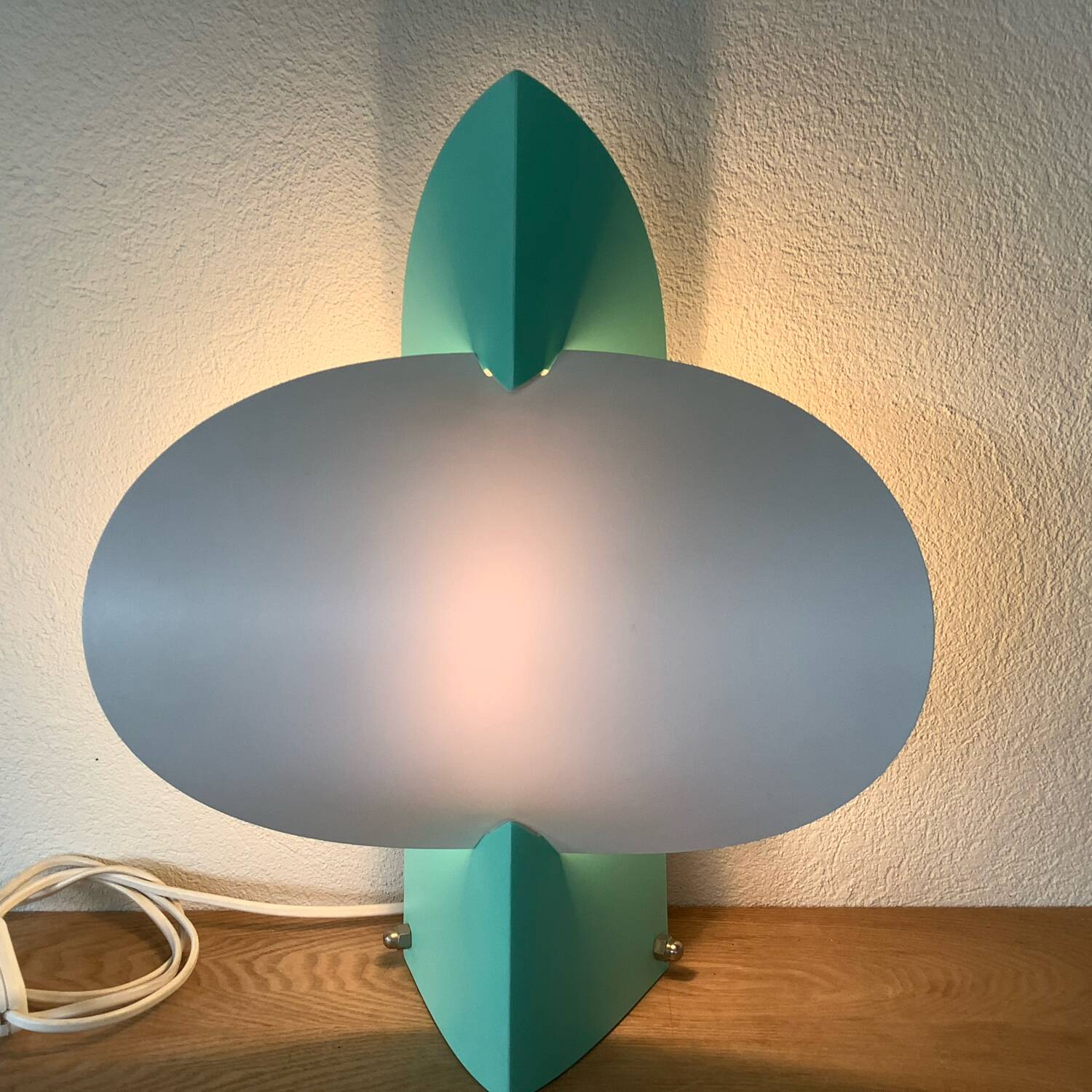 Vintage Lamp Slamp Samuel Parker 80.s Post-modern Sails Opaflex