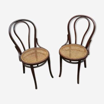 Pair of Thonet bistro chairs
