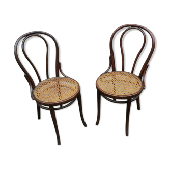 Pair of Thonet bistro chairs