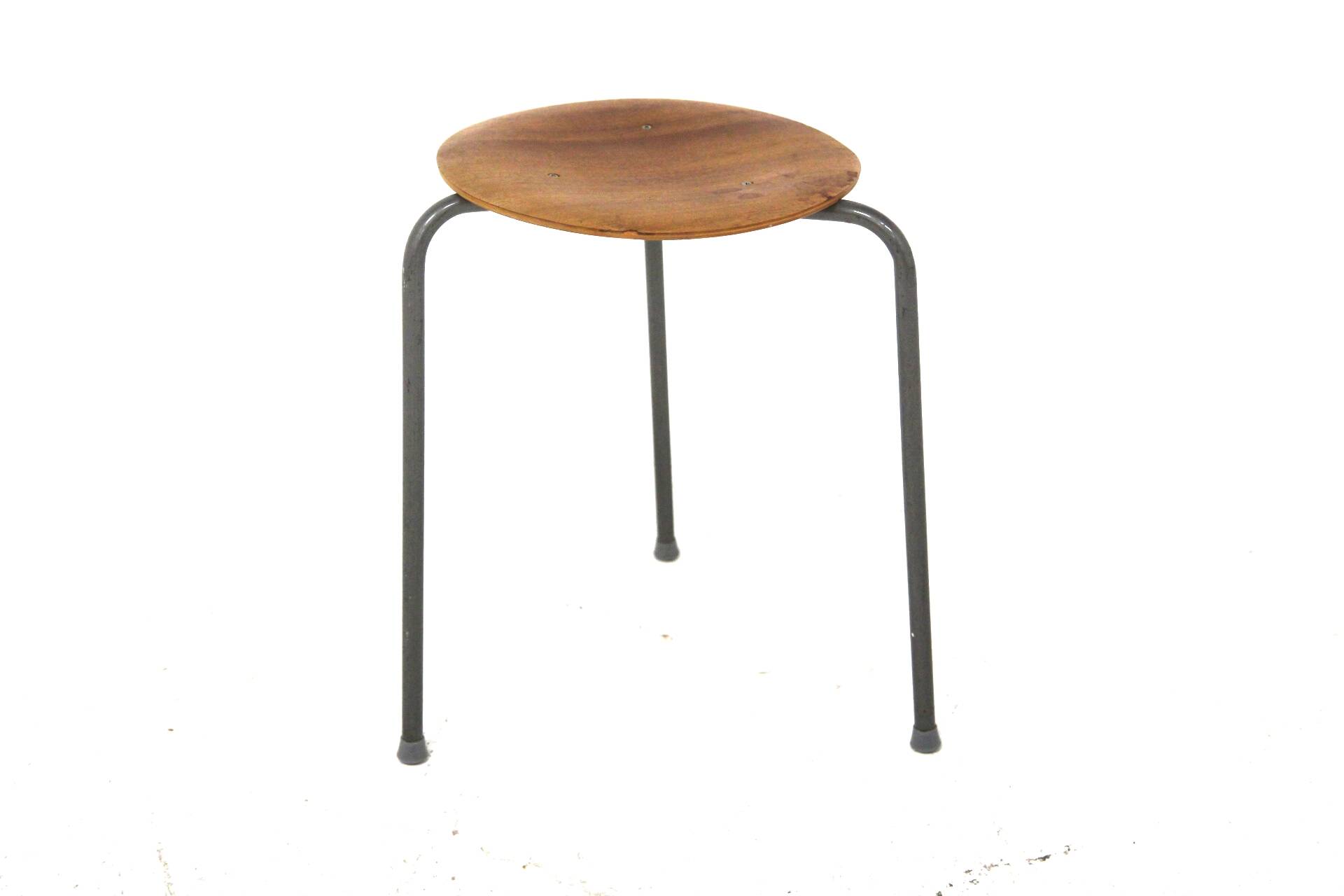 Scandinavian teak stool, Sweden, 1960