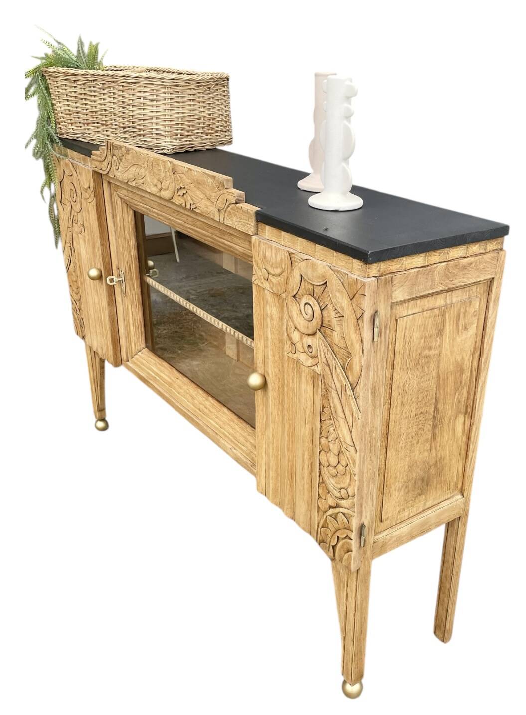 Art Deco oak sideboard