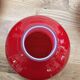 Rare set of 4 red glass pendants from the mid-century by Peill & Putzler (1970s)