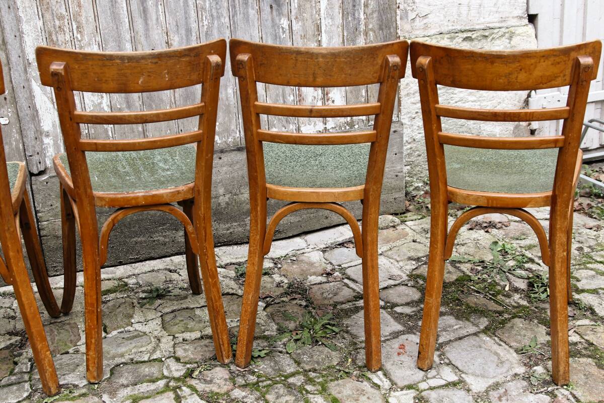 Set of 6 Baumann bistro chairs