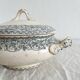 Small ironstone tureen "Renaissance" Creil and Montereau