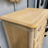 Louis XV style weekly planner in raw wood