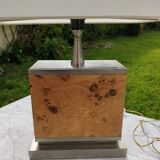 Elm burl lamp