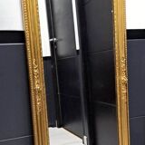 Gilded carved wooden mirror