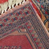 Hand-Knotted Square Rug – 63x61 cm