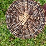 Retro wicker basket
