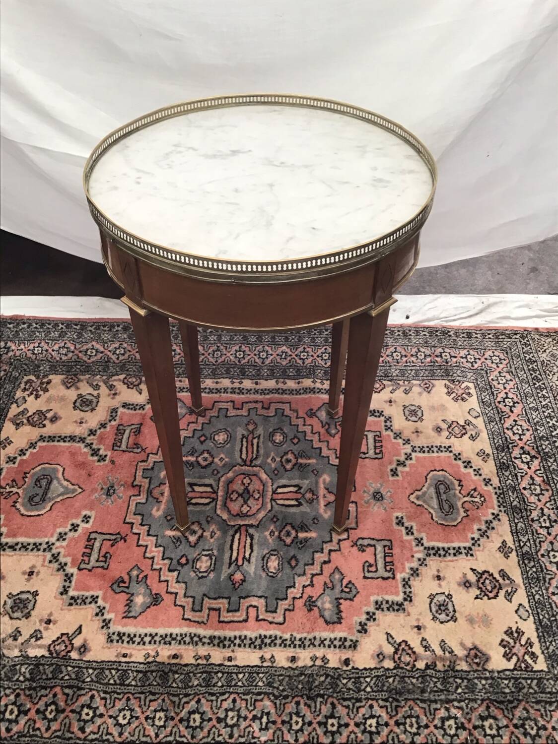 Louis XVI style hot water bottle table