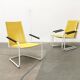 Mid-century Modern German Mauser stackable garden chairs, set of 3.