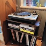 Meuble platine vinyle en plexiglass