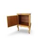 Tables de chevet italiennes en placage de noyer du milieu du siècle, années 1960.