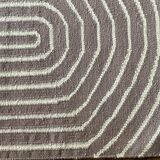 Tapis en laine géométrique fait à la main, paillasson, entrée, côté de lit, tapis traditionnel indien.