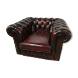 Armchair chesterfield mahogany leather English style