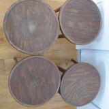 Lot of 4 bistro stools
