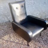 Black vintage armchair