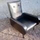 Fauteuil vintage noir