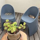 Pair of Slide armchairs from the 80s