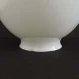 French Vintage White Opaque Glass Medium Replacement Glass Globe Shade 205