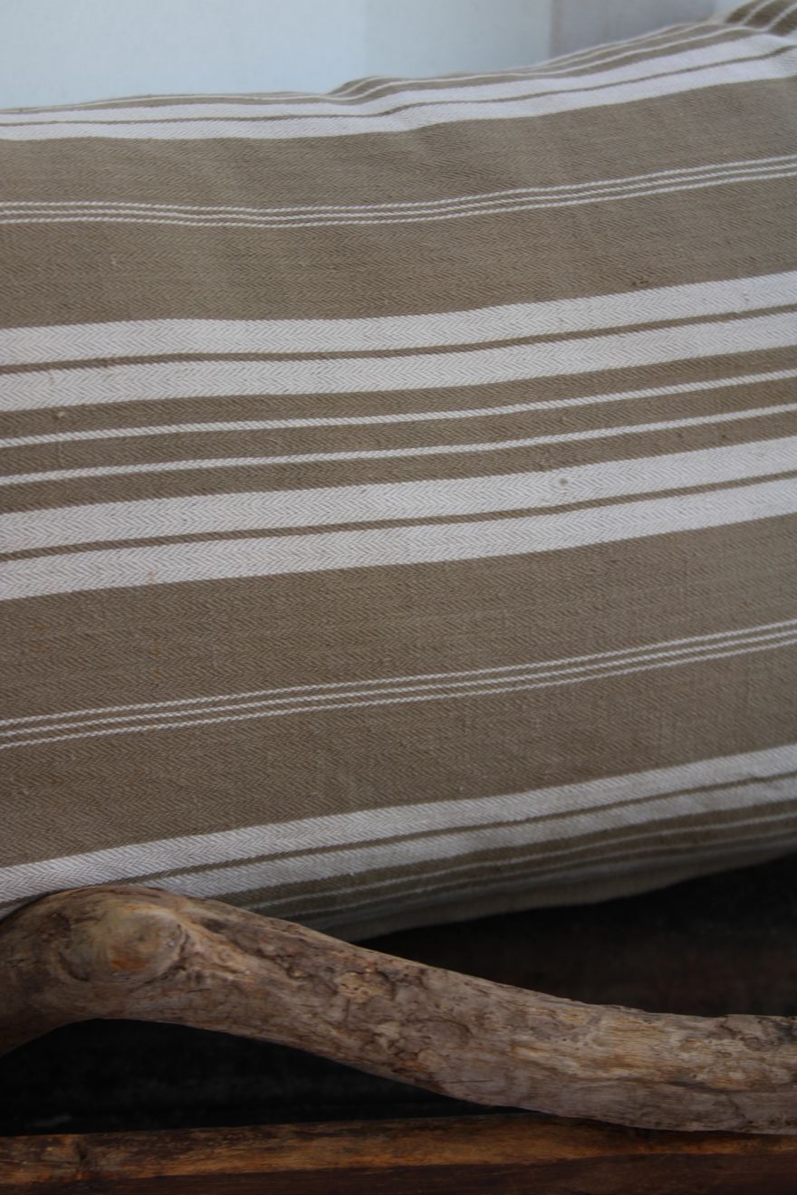Striped cushion