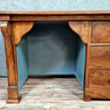 Rustic office empire era restoration in solid walnut around 1810