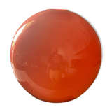 Glass globe lined