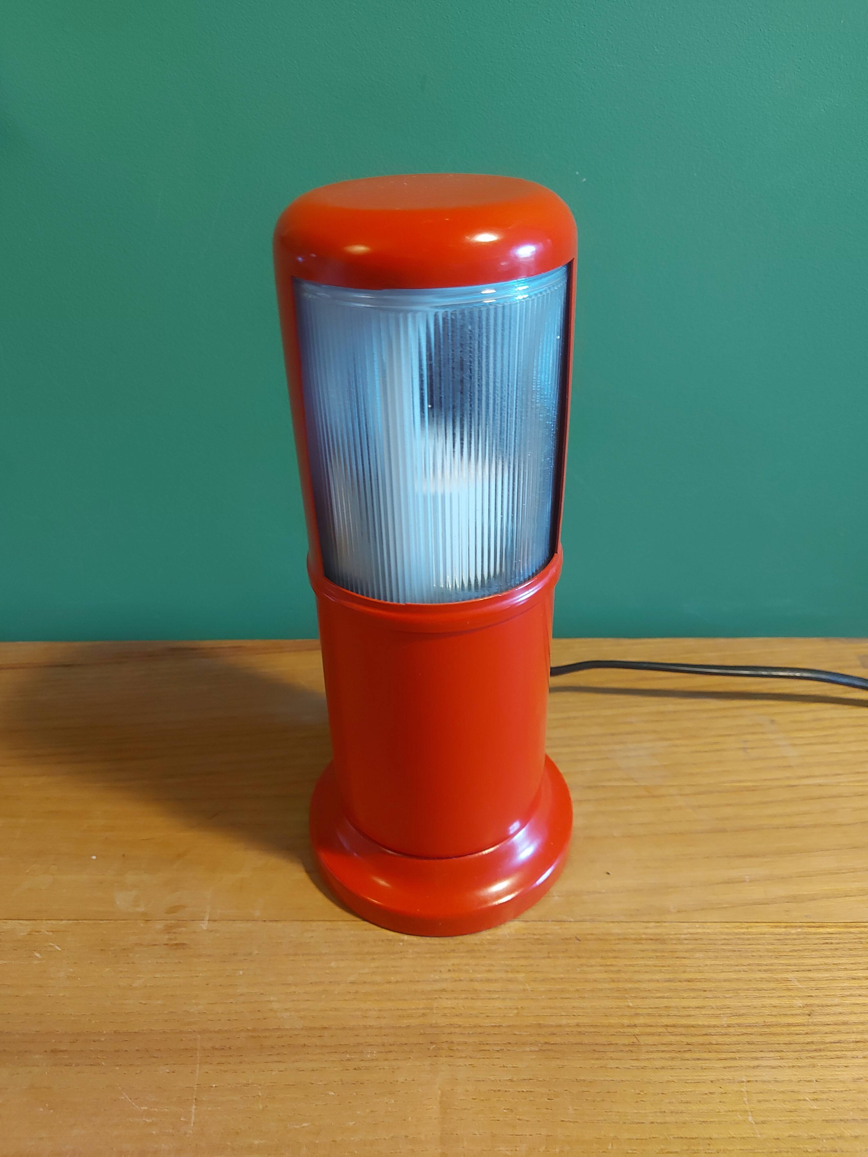 Vintage metal lamp 1980