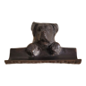 Bronze dog pencil holder