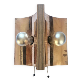 Very rare mid-century wall lamp, Germany, 1970s