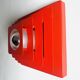 Multi-Layered Pyramid Wall Lamp In Red By Hustadt Leuchten, Germany 1970S