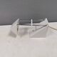 Vintage minimalist white telescopic adjustable lamp from Ikea Sweden 1991