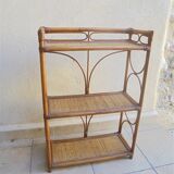 Rattan shelf
