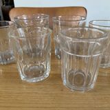Set of 6 mismatched old glasses