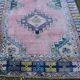 Vintage Turkish hallway rug 135x330 cm