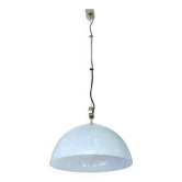 Vintage pendant light in glass from Glashütte Limburg, 1970s