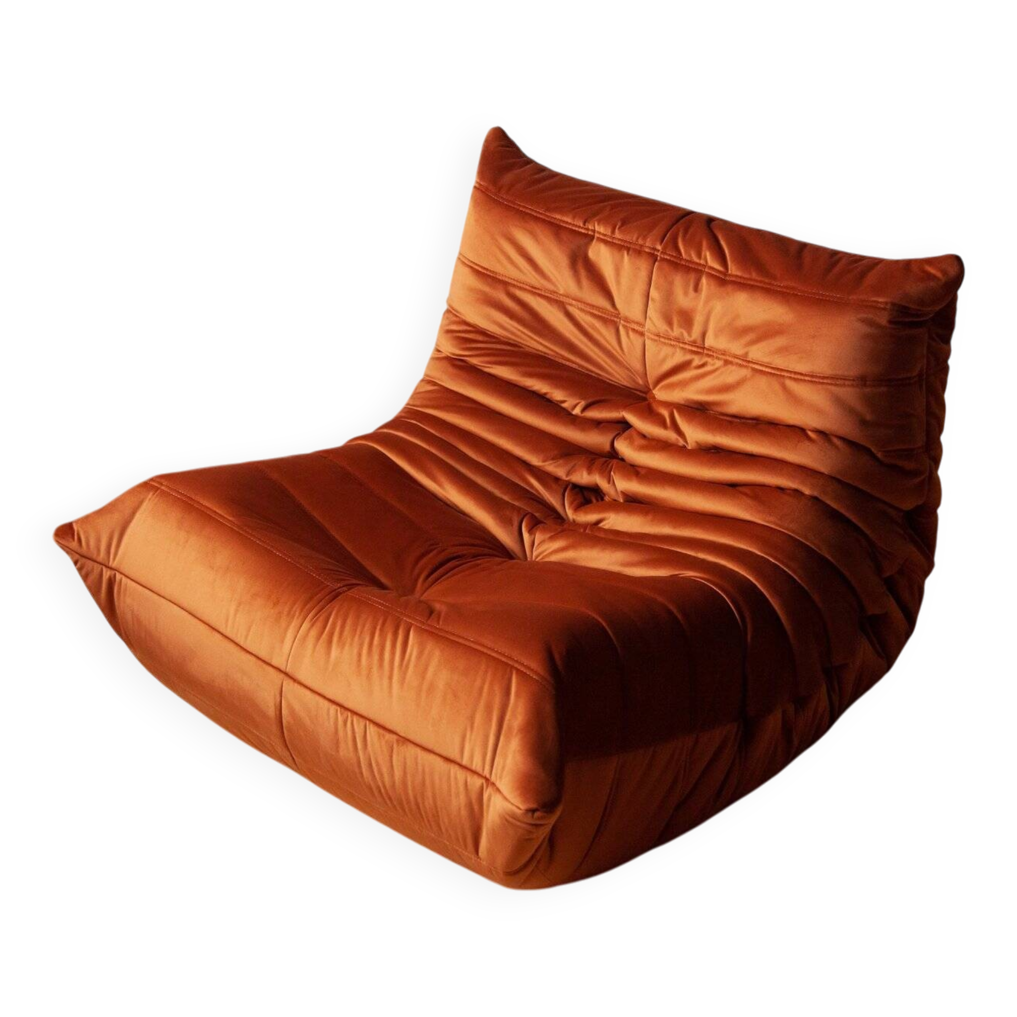 Amber Togo lounge chair by Michel Ducaroy for Ligne Roset