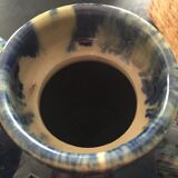 JEP vase in sandstone flame décor, 1920