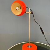 Mid-century orange eyeball space age desk lamp