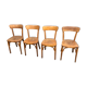 Lot of 4 vintage bistro chairs