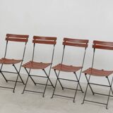 Set of 4 "Celestina" folding chairs by Marco Zanuso for Zanotta, 1978