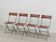 Set of 4 "Celestina" folding chairs by Marco Zanuso for Zanotta, 1978