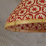 Red Bamboo Sconce