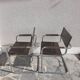 2 fauteuils Cantilever S34 cuir marron