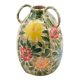 Vase in ceramic floral motif 23cm