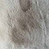 Beige fur cushion