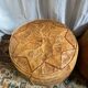 Duo de poufs en cuir