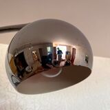 Design floor lamp in chrome with 3 balls, marble base from the 1970